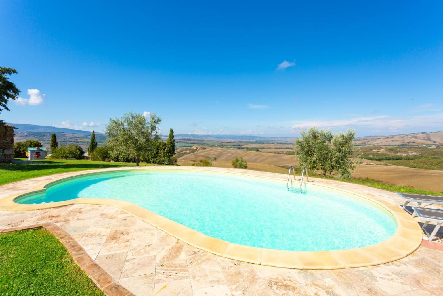 Villa Podere Belvedere Сиена Екстериор снимка